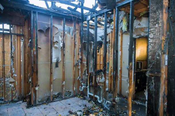 Professional Fire Damage Repair technician working in Eastmont, WA